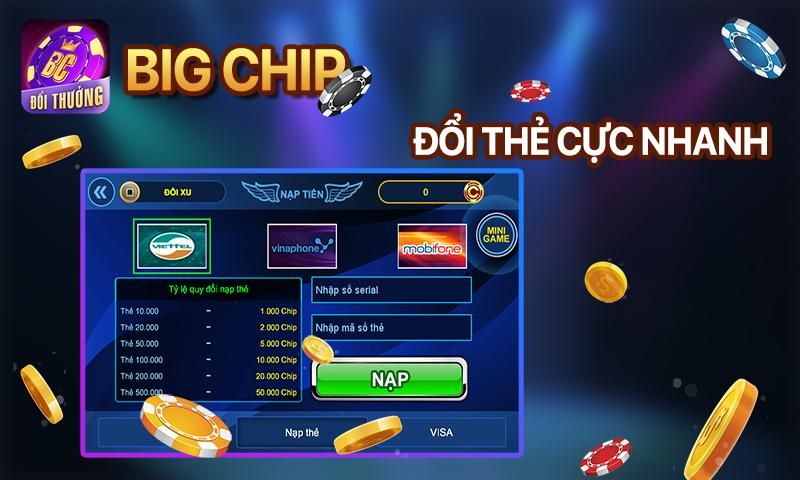 Sân chơi mới nổi BigChip được lòng người hâm mộ nhờ nhiều tính năng ưu việt