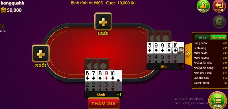 Những thuật ngữ cơ bản nhất trong game bài Mậu Binh 