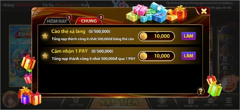 Hàng loạt ưu đãi cực hấp dẫn dành cho anh em game thủ tham gia live casino