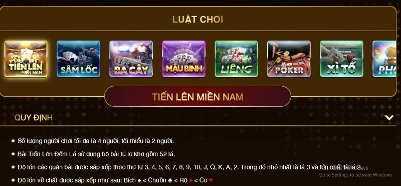 Cách chơi Tiến lên miền Nam đơn giản nhất