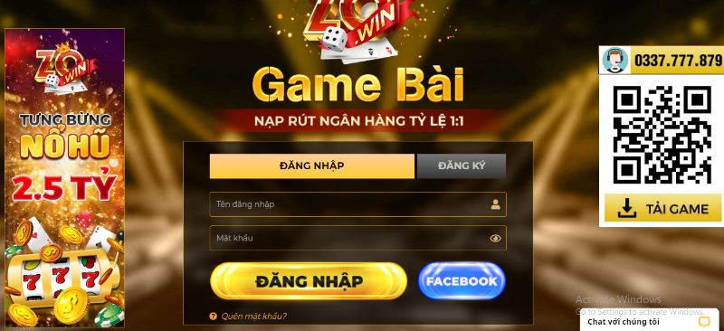 Đăng ký Zowin trải nghiệm game Thủy Cung