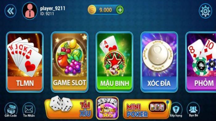 Kho game hấp dẫn được nhiều người tham gia