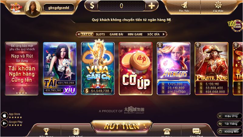 Các bước để vào game Cờ úp tại Zowin rất đơn giản và dễ dàng