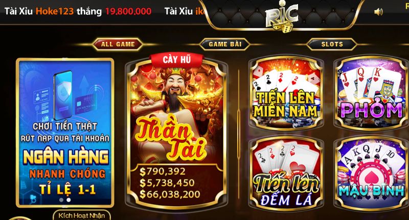 Hệ thống trò chơi hấp dẫn đa dạng thể loại chinh phục game thủ