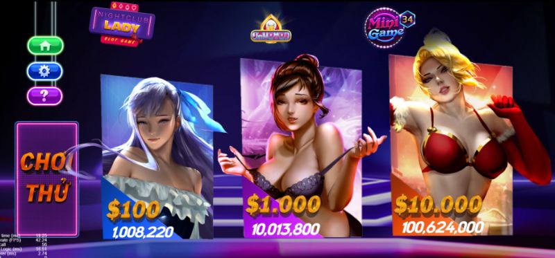 Chơi game slot Night Club Lady để được ngắm các cô nàng xinh đẹp nóng bỏng