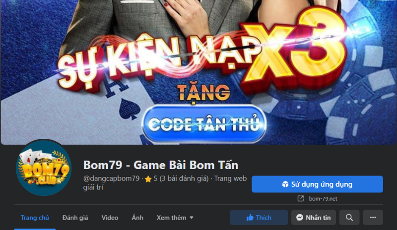 Fanpage cổng game