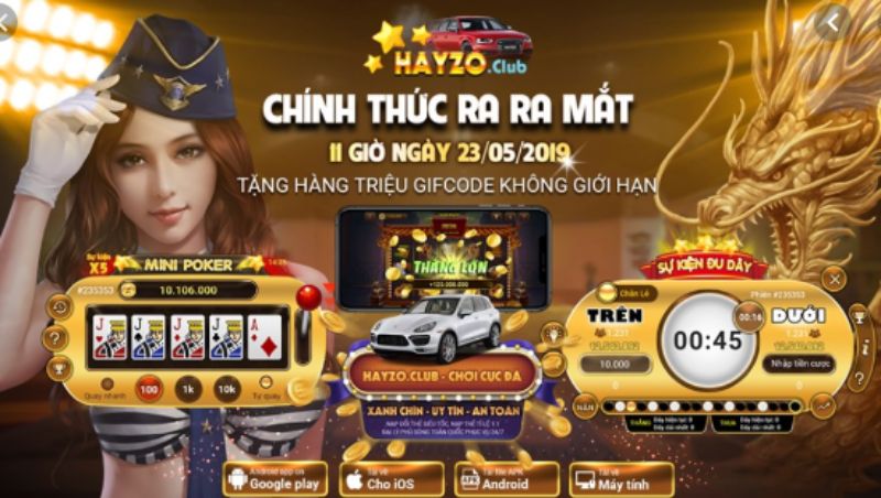 Hayzo.Club - Thiên đường giải trí xanh chín, đỉnh cao bậc nhất thị trường