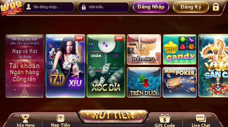 Mini game cá cược kịch tính